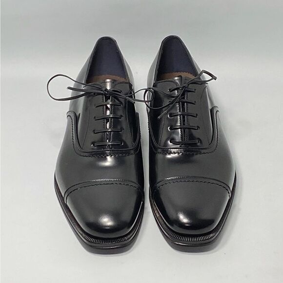 Salvatore Ferragamo Men's Seul Leather Oxford Shoes size 7.5E - Picture 2 of 12